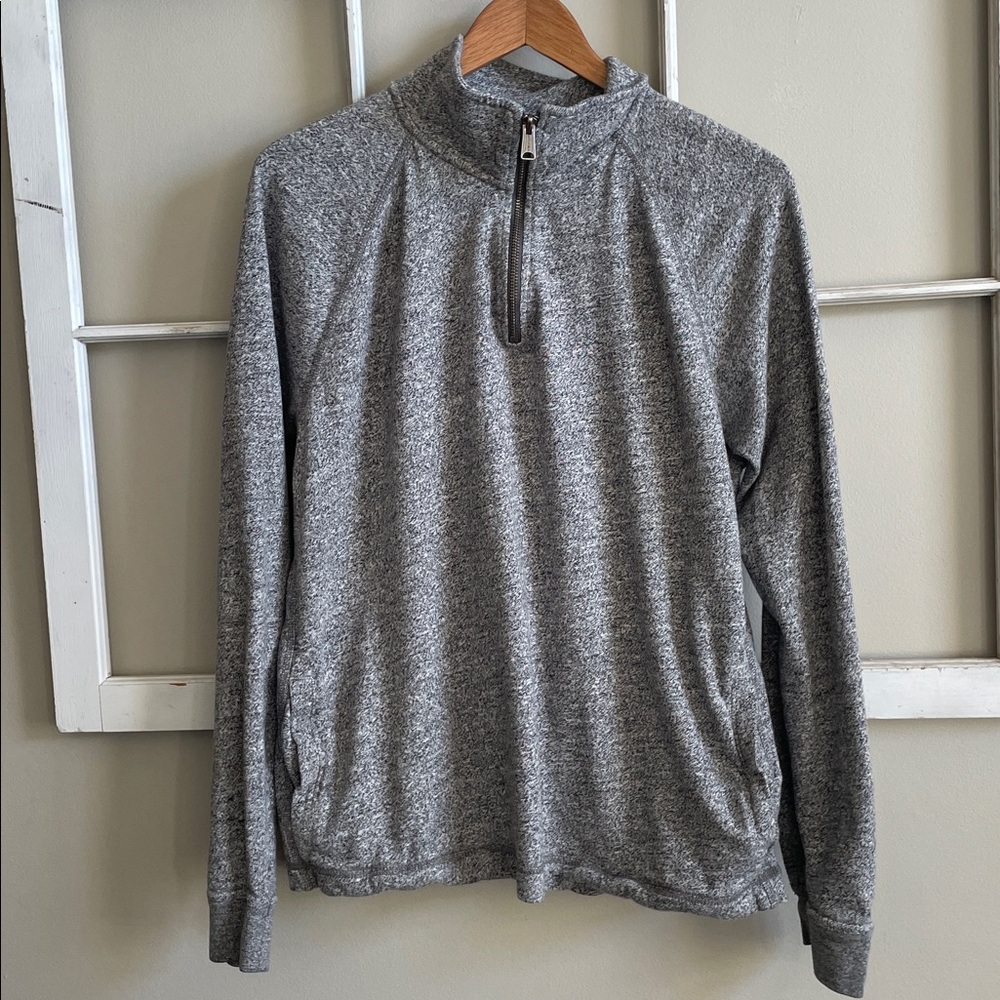 Lucky Brand Heathered Gray Pullover